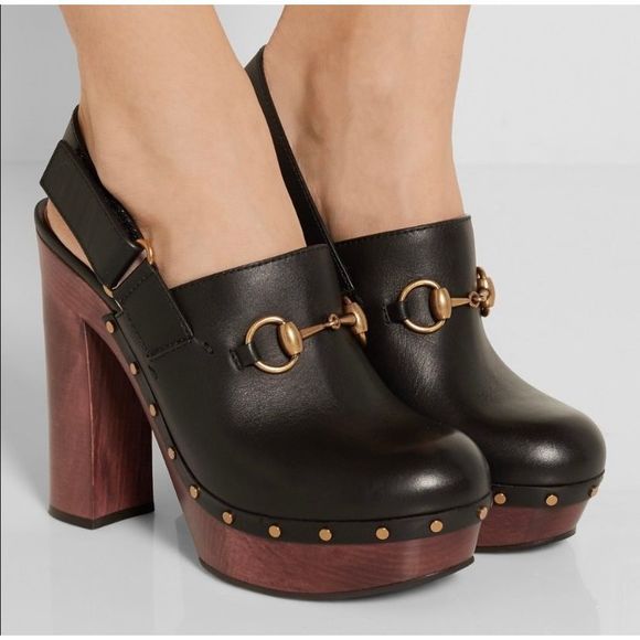 Gucci Horsebit Amstel Platform Mule Leather Clog
Size 37, 7 - Picture 12 of 13